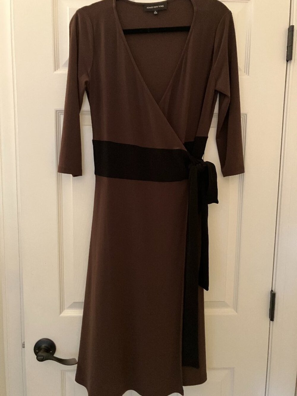Jones New York Dress, Size 6, Brown/Black